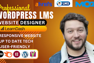 develop and customize wordpress lms website with learndash, tutor lms,learnpress