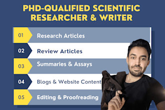 do scientific writing on biology and plant sciences