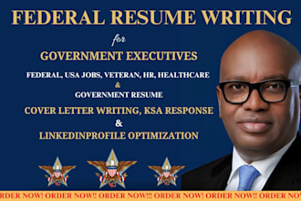 do federal government executive and veteran resume writing