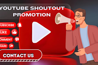 shoutout youtube USA, UK promotion to massive audience and boost monetization
