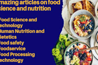 write articles on nutrition, food science, food marketing, and health