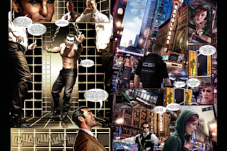 draw graphic novel comic book cartoon story comic book illustration comic artist