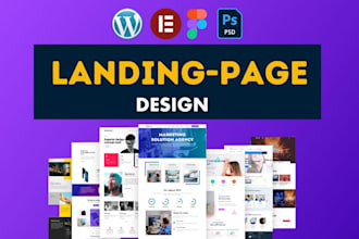 create responsive landing page design, and squeeze page elementor landing page