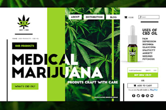 build cigar, tobacco cannabis vape cbd shopify website