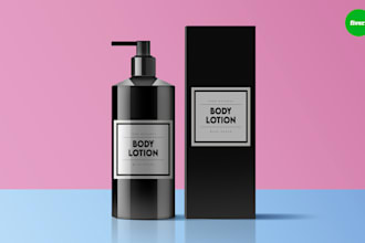 do skincare, beauty products, cosmetics packaging and label design