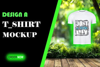 create amazing t shirt mockup design