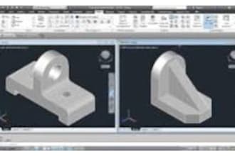3d technical or mechanical drawings for manufacturing or prototyping