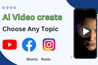create ai video for youtube, facebook, instagram, unique video
