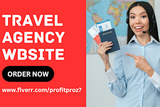 develop travel agency shopify amazon website booking website landing page logo