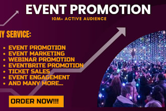 event promotion, mlm promotion, event setup ads, event ads webinar, ticket sale