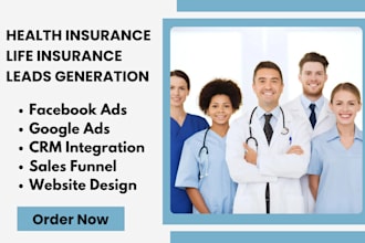 generate health insurance leads life insurance leads healthcare website