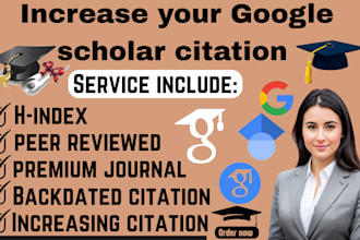 increase google scholar citation referencing research publication and journal