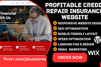 design credit repair credit website insurance website finance investment website