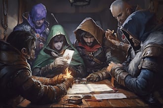 do your oc character or party for dnd or any fantasy oc