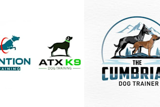 create a cat, dog, animal logo, pet illustration, custom pet portrait