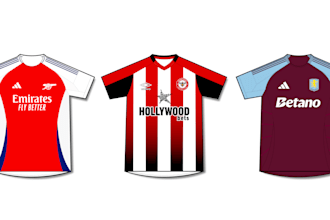 design jersey pattern with 2d vector illustration