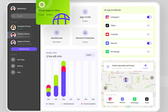 develop parent control software school management portal parent control app
