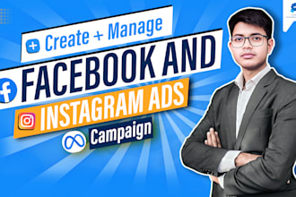 do facebook ads, instagram ads campaign, and social media marketing manager