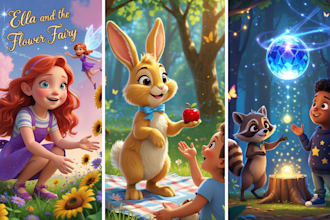 illustrate children book illustration and children story book illustration cover