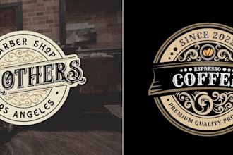 do outstanding vintage retro, classic, hipster, outdoor, business logo design