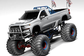 make complex 2d,3d vehicle model,unity car design,realistic rendering,ue5, 3drig