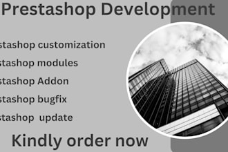 prestashop customization, modules, addon, bugfix, update,prestashop modification