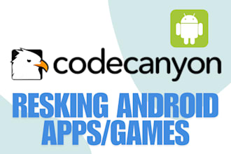reskin and set up your codecanyon android or flutter apps