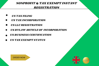 do 501c3 tax exempt, non profit startup registration, bylaws, ein, coi, grants