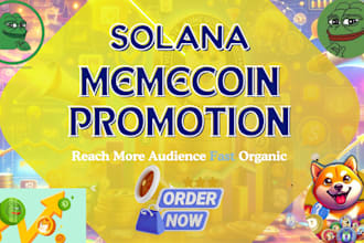 promote solana meme coin, solana meme coin marketeing, meme coin promotion