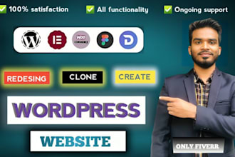 design,redesign,clone or copy,edit,unique, customize wordpress any website