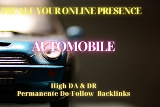 do guest post on automobile with high DR and high traffic
