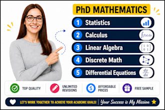 assist in statistics calculus linear algebra discrete math differential equation