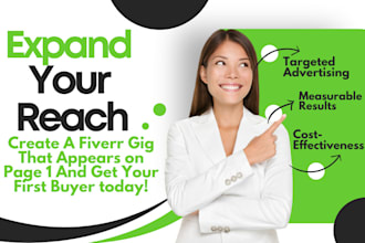 create top ranking fiverr gig that reaches page 1 in 24hours
