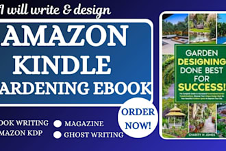 create a high quality gardening ebook with expert tips