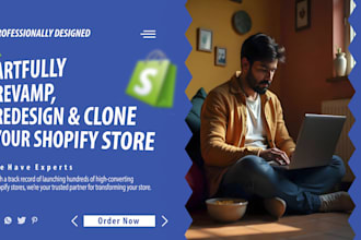 rebuild, revamp, redesign or clone shopify store