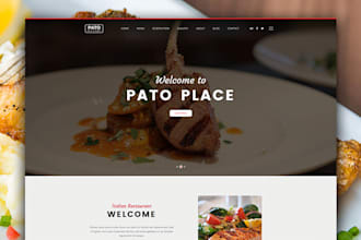 build a restaurant website in wordpress