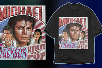 80s vintage bootleg rap t shirt design