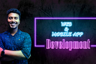 do web and mobile application development, server deployment, build custom cms