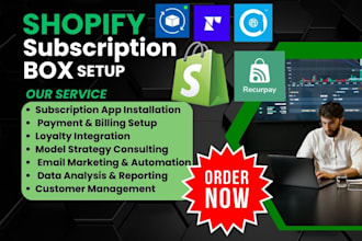 setup shopify subscription box with appstle seal recharge recurpay subscription