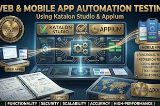 automate web and mobile app testing using katalon studio and appium