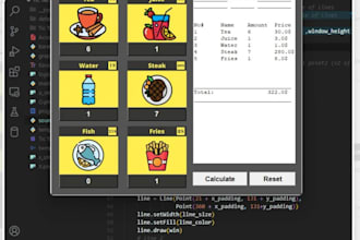 do python programming tasks and coding algorithms with gui
