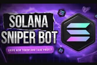 develop solana trading bot, pump fun bot, arbitrage bot, solana bot, volume bot