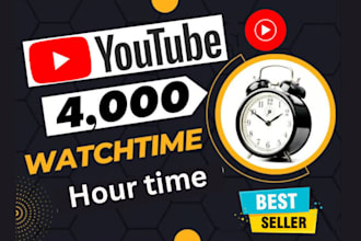 do your youtube video 4000 watch hour time