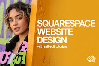 build modern squarespace website design with self edit tutorials