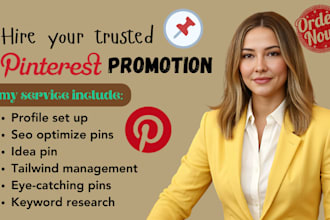 be your pinterest marketing manager setup seo optimized pins posts and boards