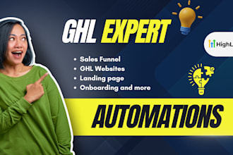 set up go high level workflows gohighlevel funnel ghl form automation expert