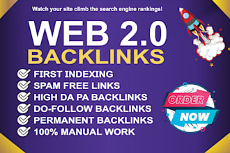do high quality web 2 0 backlinks for better SEO ranking