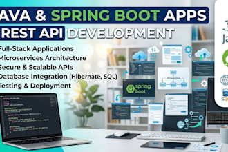 develop java spring boot applications and secure rest apis