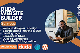do duda website design, redesign,  ecommerce website landing page and marketing