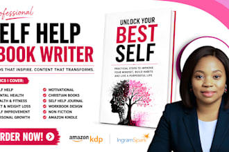be self help ebook writer, self help journal, ghostwriter, non fiction ebook